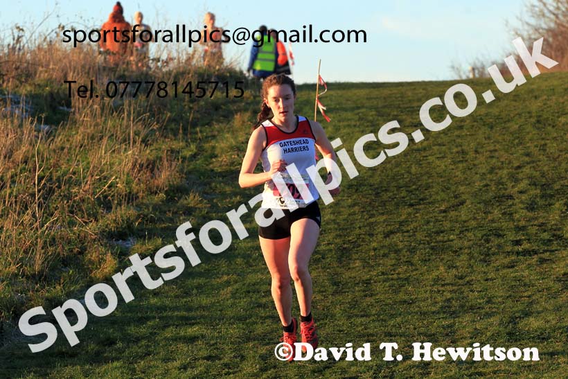 Senior womens 2022 North Eastern Cross Country Champs., Temple Park, South Shields.  Photo: David T. Hewitson/Sports for All Pics